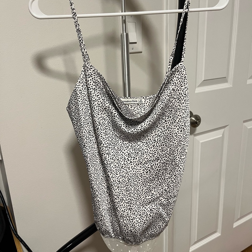 NWT Abercrombie & Fitch Black and White Bodysuit